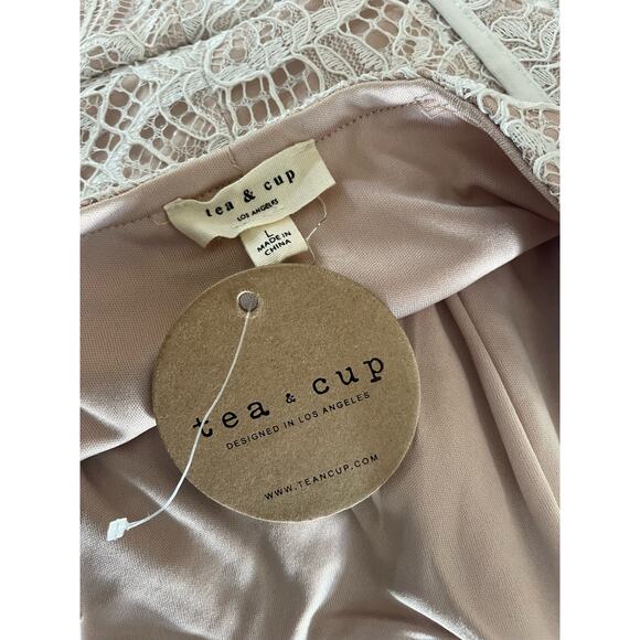 Tea and Cup Bodysuit ruffle sleeveless , Size L, $22, b52 - Picture 5 of 5